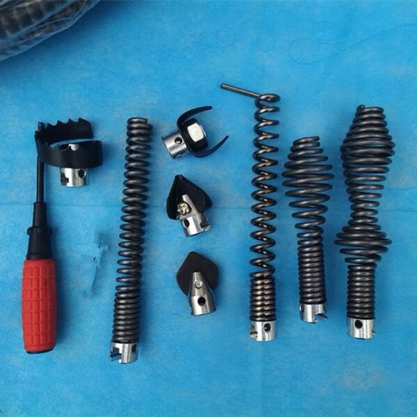 100型150型200型疏通机弹簧钻头直径16mm22mm30mm配件 75大力钻头16mm