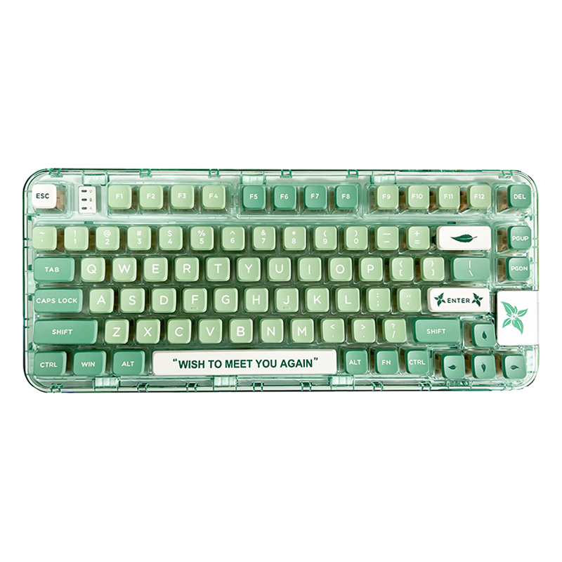 Cool Killer CK75 80键 三模机械键盘 薄荷绿 线性喵喵轴 RGB