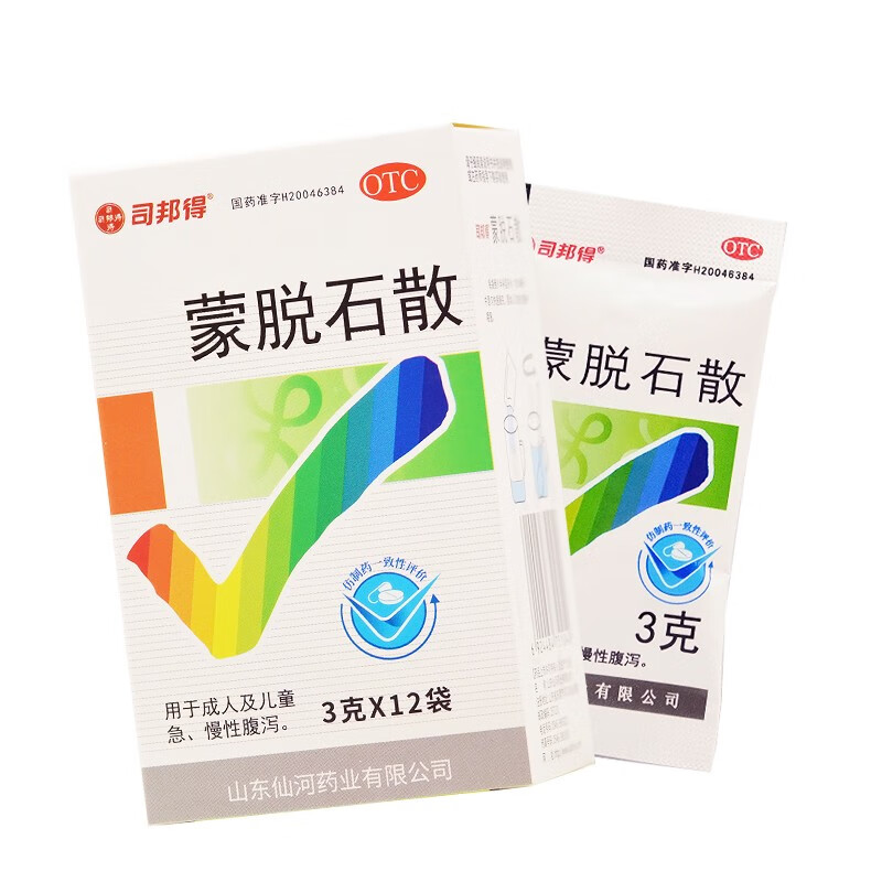 司邦得 蒙脱石散 3g*12袋/盒 rk 一盒