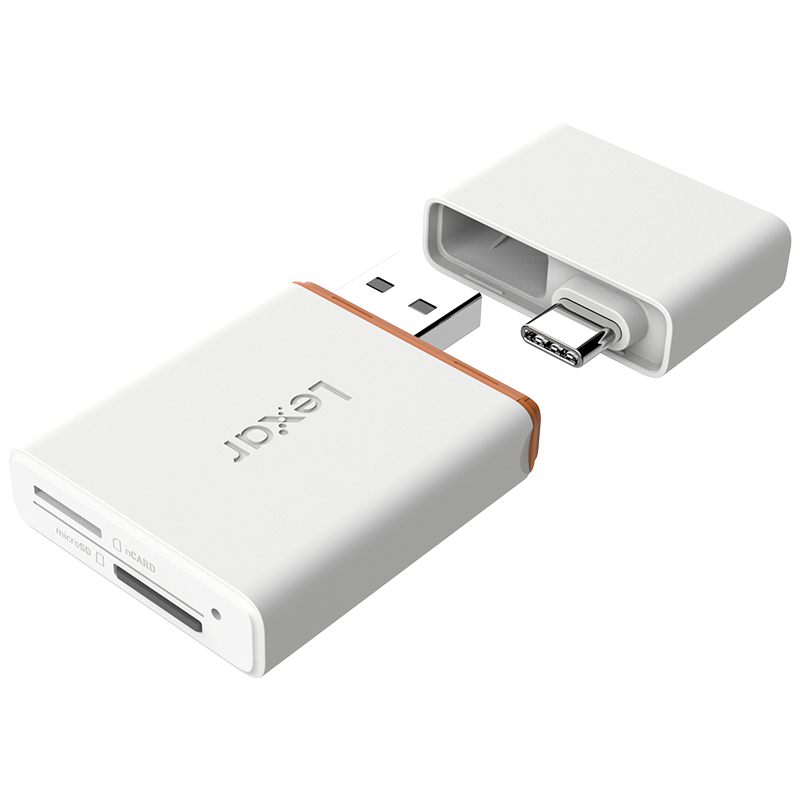 �׿�ɳ��Lexar��USB3.1���ٶ���һ������ ��ΪNM�������� NM��/TF�� �๦�� Type-C ���俨�� ���ɻ���