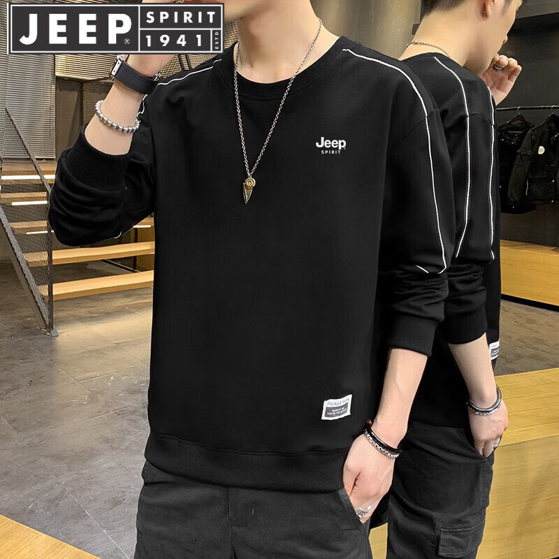 ���ڲ�����JEEP SPIRIT���������г���T����ʿ���ﶬ���¿���װ����Բ�촿ɫ���������� 1607��ɫ ���� 4XL ��165-180�