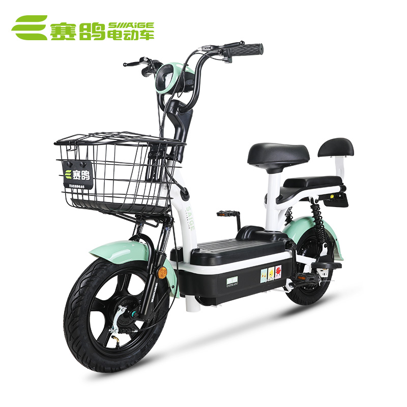 赛鸽电动车 小坦克 接娃电瓶车高续航电动自行车 【全国联保】48/20