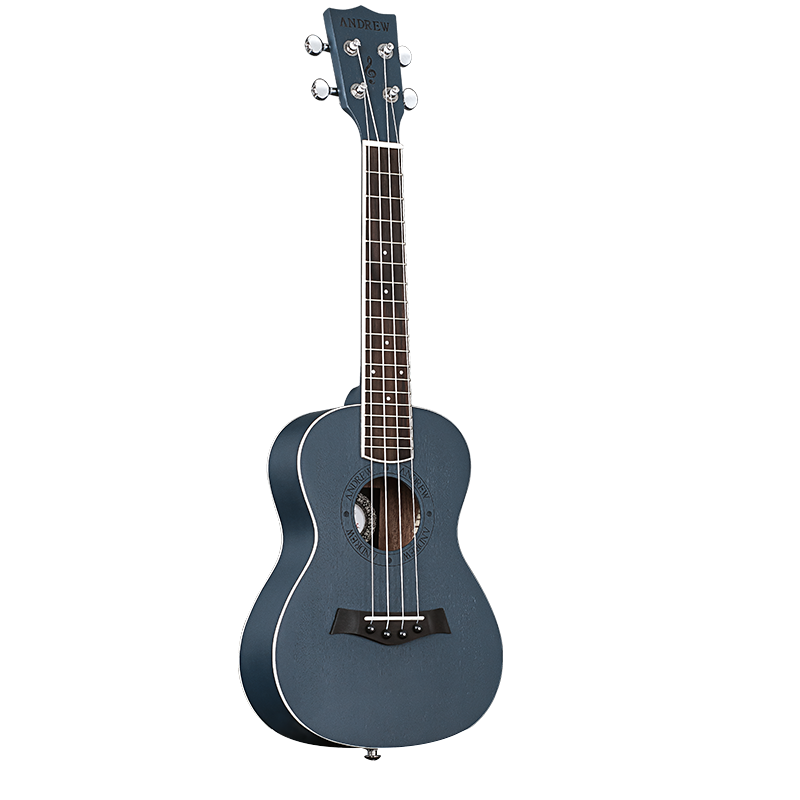 ANDREW品牌23寸乌克丽丽小吉他初学者乐器ukulele梦幻蓝23寸+大礼包：市场需求飙升，物超所值！|吉他贝斯的价格行情与趋势