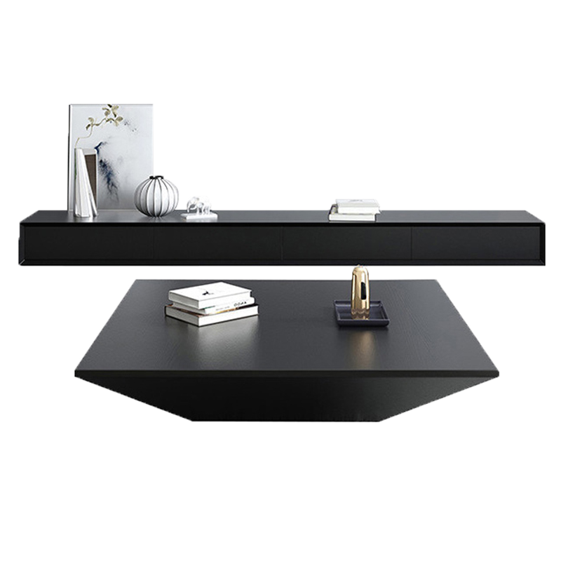 MELCHERS 轻奢电视柜现代简约北欧风茶几电视柜组合客厅小户型地柜墙柜 意式茶几