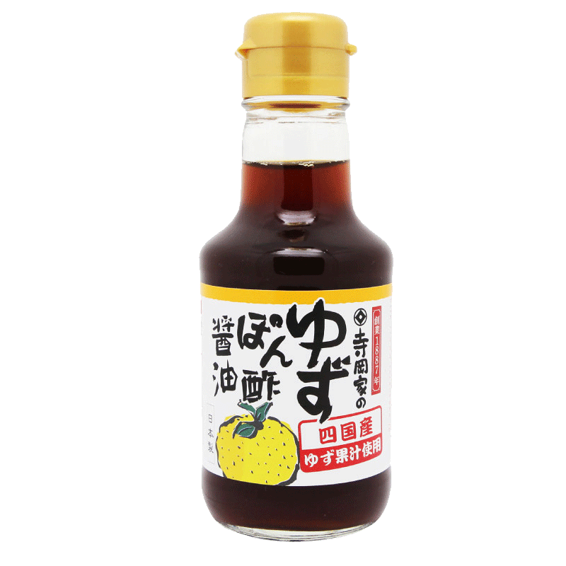 寺冈柚子醋风味橙醋酱油日式调味汁150ml