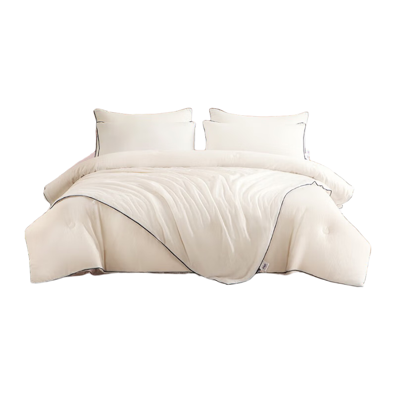 安睡宝（SOMERELLE）加厚冬被大豆四季被芯春秋被冬被双人被抗菌纤维被学生宿舍 超柔抗菌水洗大豆纤维被--夏被 150*215cm/夏被150*200cm