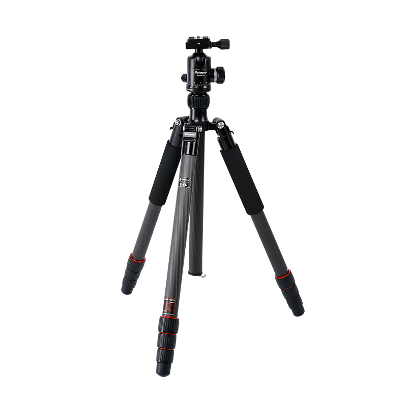 富图宝（Fotopro）E-6C+63Q 碳纤维含云台专业相机三脚架 单反微单摄影支架 专业28管径 624.68元