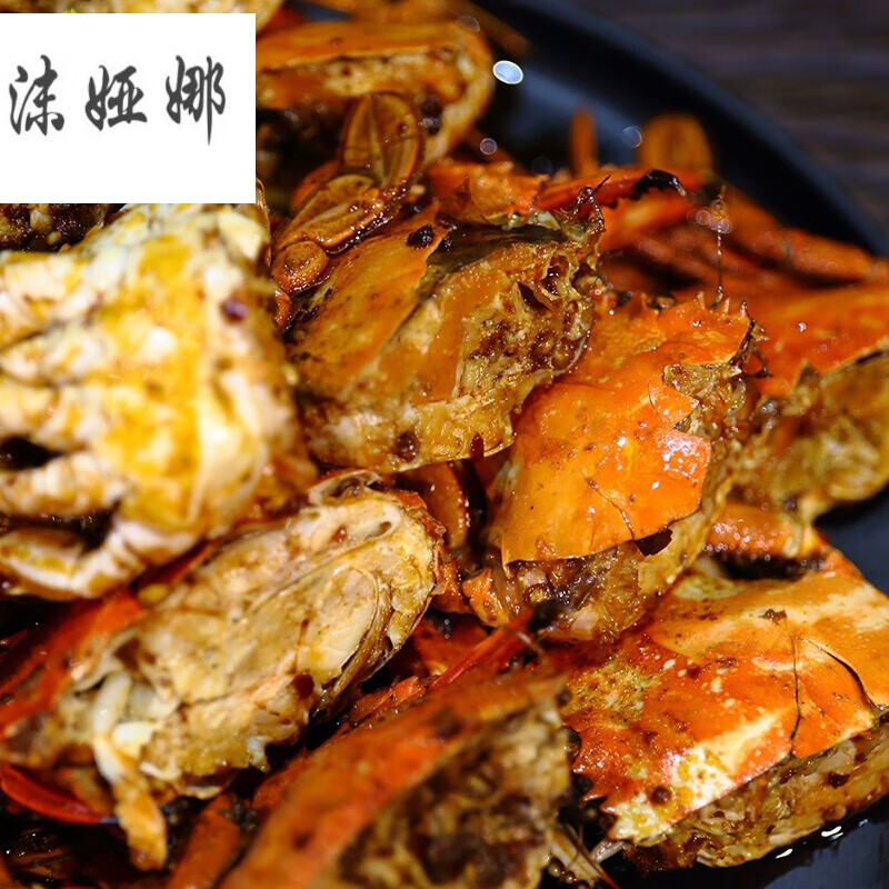 虎钢馋买香辣蟹麻辣花盖蟹熟海蟹酱拌梭子蟹小闸蟹螃蟹罐装即食海鲜