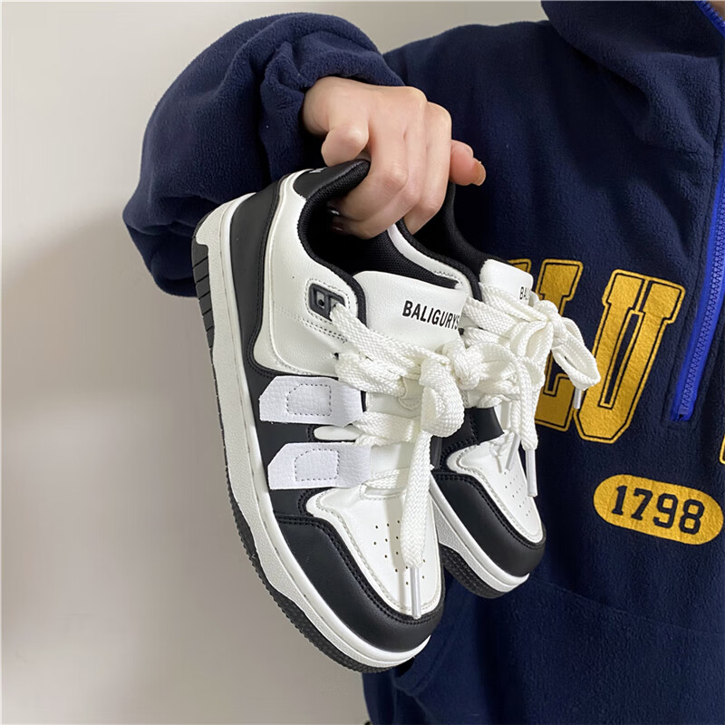 凤高(fenggao)港风小众休闲板鞋女鞋ins百搭情侣运动鞋男鞋2023春季