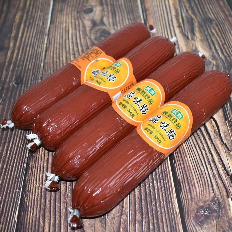 順意清真牛肉腸蒜味腸(牛肉雞肉腸)穆斯林清真食品清真蒜腸 1根