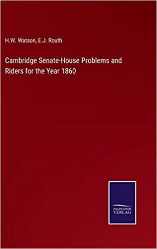 预订 cambridge senate-house problems and riders for the year