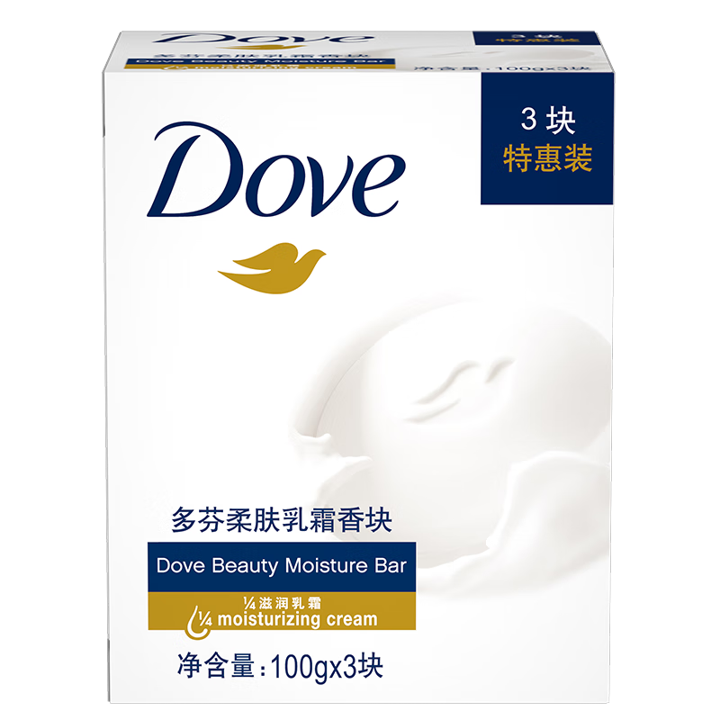 ���ڲ�������ң�Dove�����������˪������90g��ԡ��ϴ����ȥ����ˬ�º���� ����4�顿�����˪90gx4