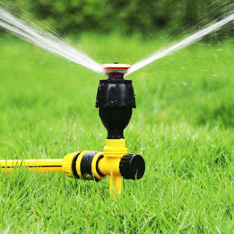 汉轩自动洒水器360度旋转园林灌溉浇花浇水浇菜浇地喷头草坪降温喷灌