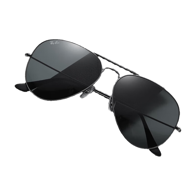 雷朋（Ray.Ban）眼鏡時(shí)尚太陽鏡男女高清偏光鏡開車駕駛防遠(yuǎn)光眼鏡蛤蟆鏡夏季墨鏡 黑框黑灰片 偏光鏡片62mm男士