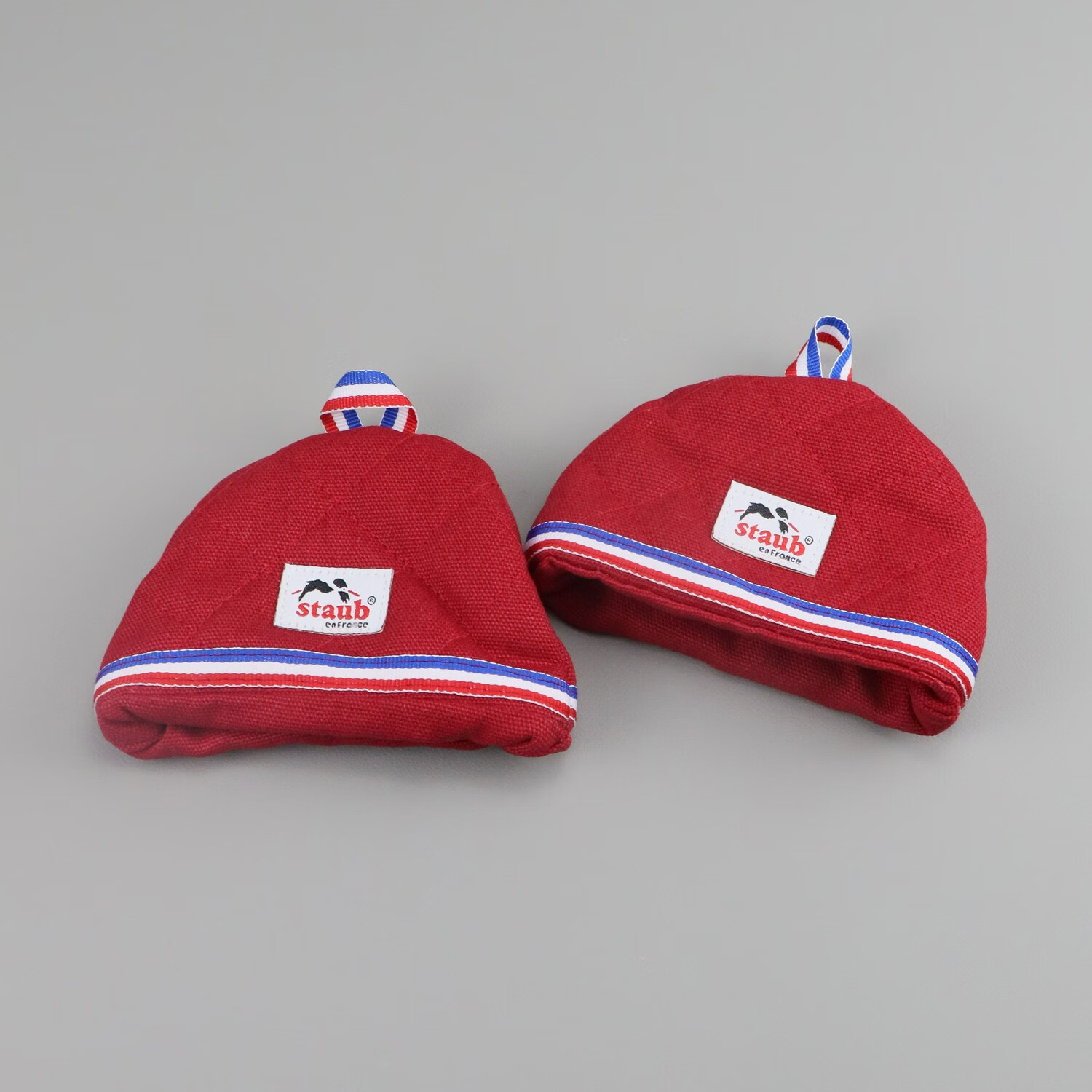 琺寶琺寶防燙手套鍋耳套雙立人耐高溫琺瑯鍋蓋隔熱帽砂鍋把手墊 staub防燙帽2只裝