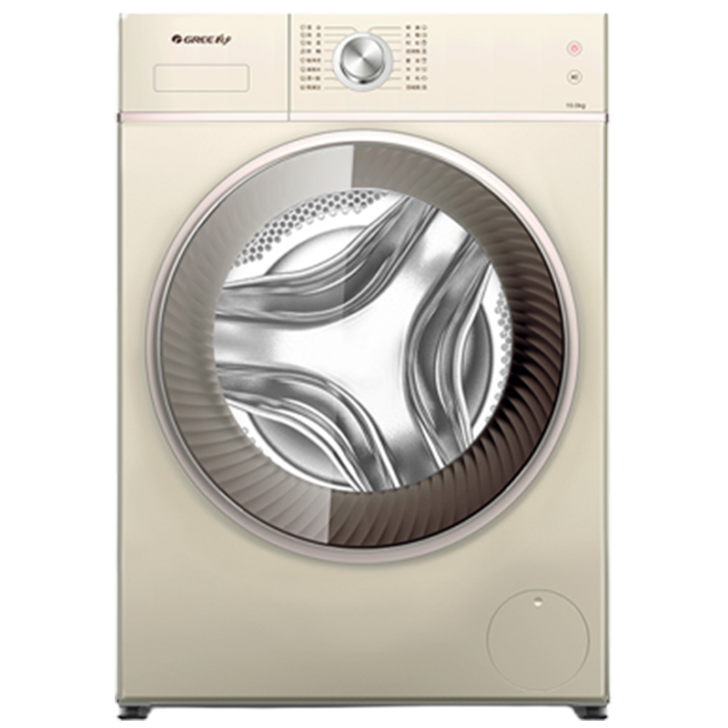 格力（GREE）滚筒洗衣机 10公斤大容量 全自动 1级能效 智能变频洗衣机 XQG100-B1401Da1晨光金【企业采购】