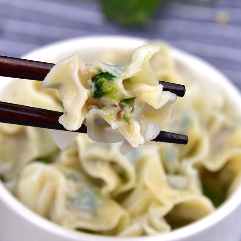十里馋荠菜小馄饨550g/100只*5 美味早餐冷冻面食方便速食 快手料理