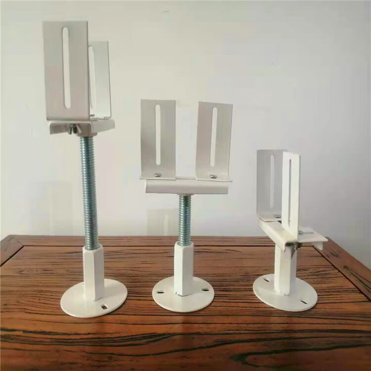 clcey暖气片落地支架 暖气落地固定支腿 定制双向可调支架散热器 可调