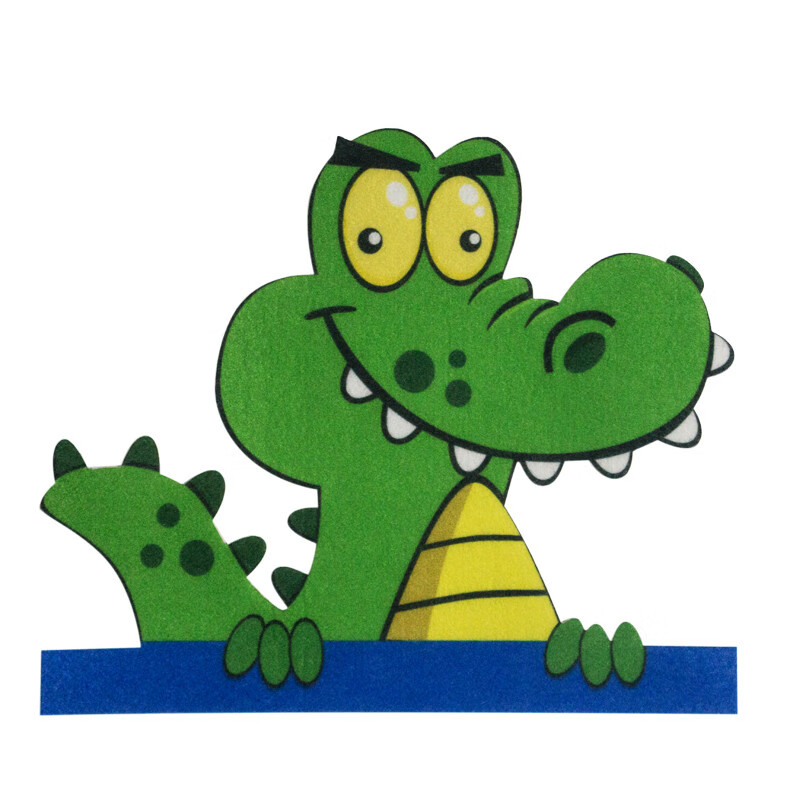 儿童卡通动物头饰表演道具兔子老虎鹿熊猫狐狸狮子狼讲故事剧 鳄鱼