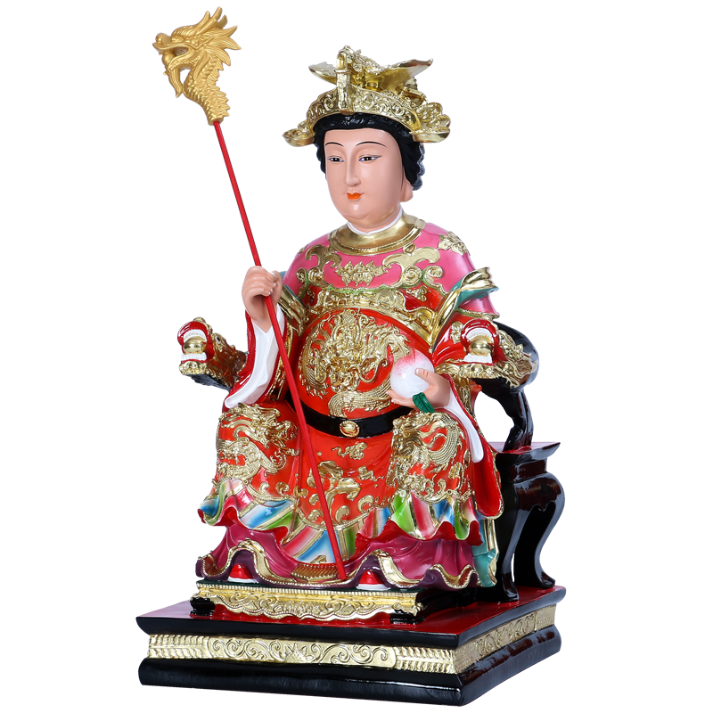 吉旺來玉皇大帝王母娘娘神像居家道教樹脂彩繪玉帝王母佛像家用擺件 王母 12寸高30公分