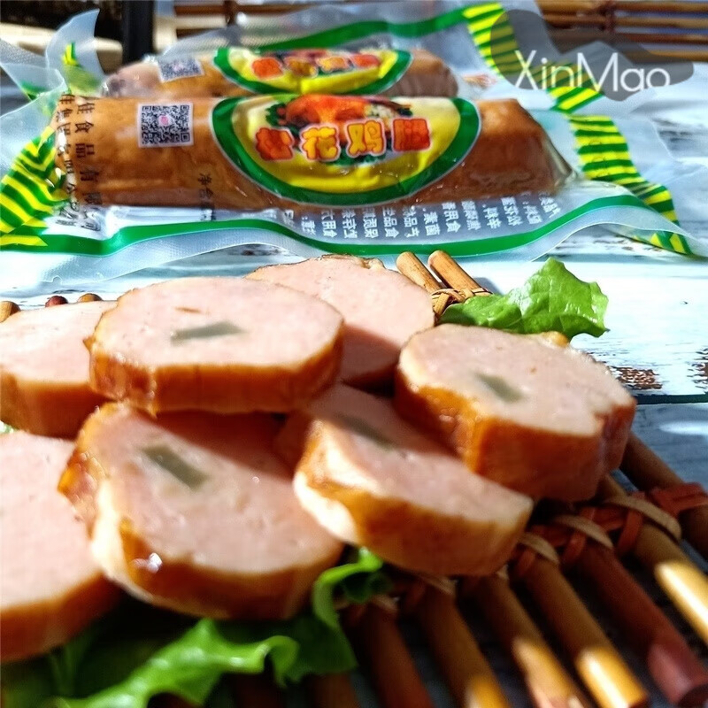 食怀东北风味特产佳木斯力佳松花鸡腿140克烟熏鸡肉肠皮蛋肠即食小吃 力佳松花鸡腿5根