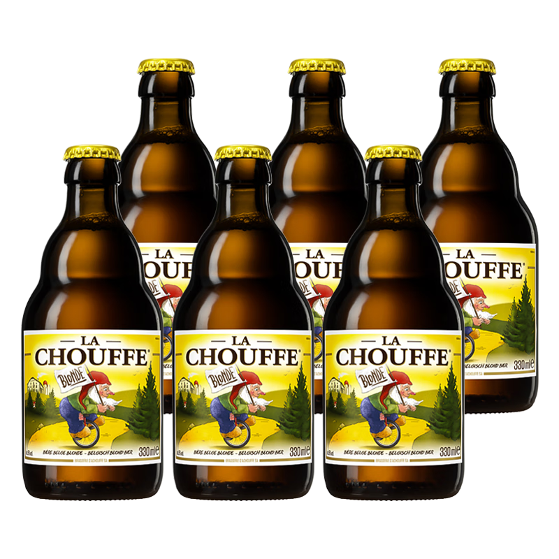 舒弗舒弗啤酒/舒弗琥布朗啤酒La chouffe比利时进口精酿330ml*24瓶 舒弗啤酒 330mL 6瓶