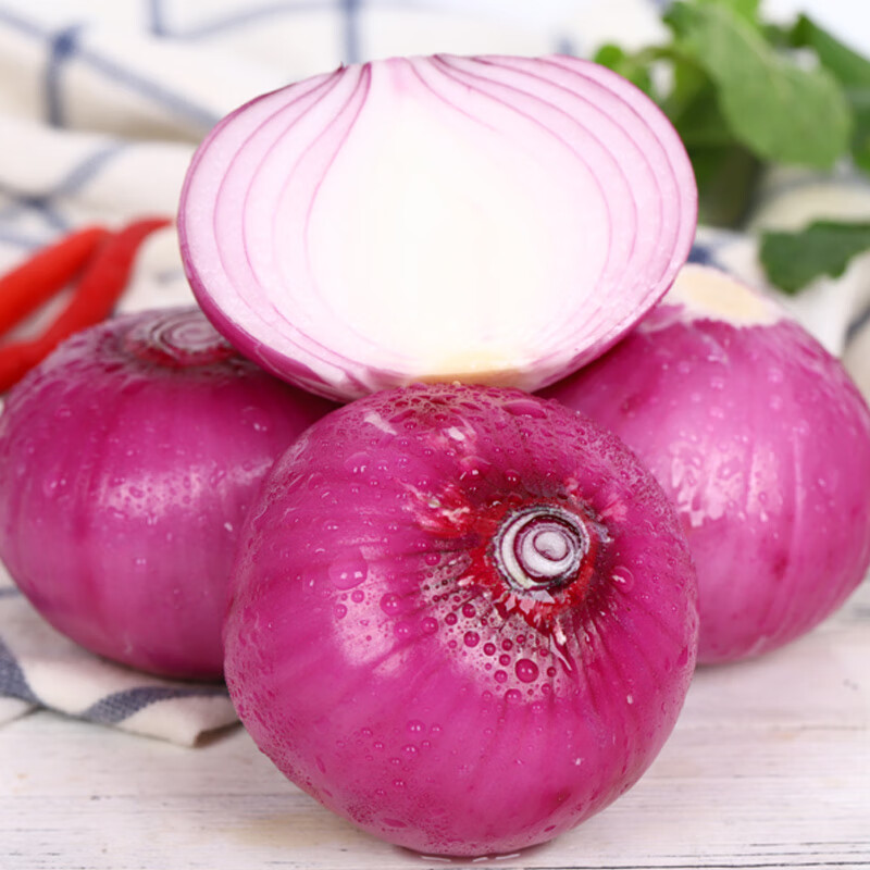 中鲜生 云南紫皮洋葱现挖红皮洋葱新鲜蔬菜生鲜当季新鲜洋葱 9斤装【普通装】