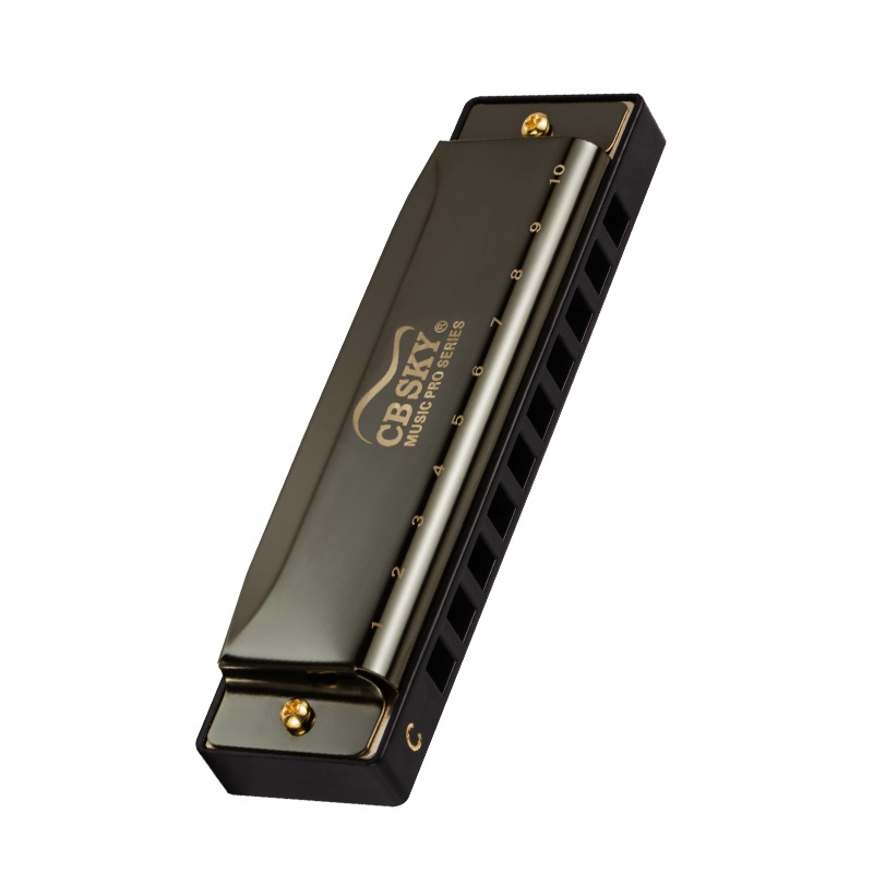 cbsky布鲁斯口琴10孔c调全音阶儿童初学者入门 成人通用儿童节礼物