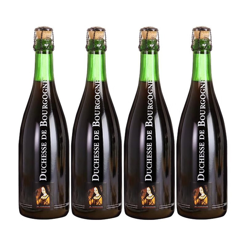 女公爵比利时进口精酿啤酒 法兰德斯风格 勃垦地女公爵橡木桶酸啤酒  女公爵 750mL 4瓶