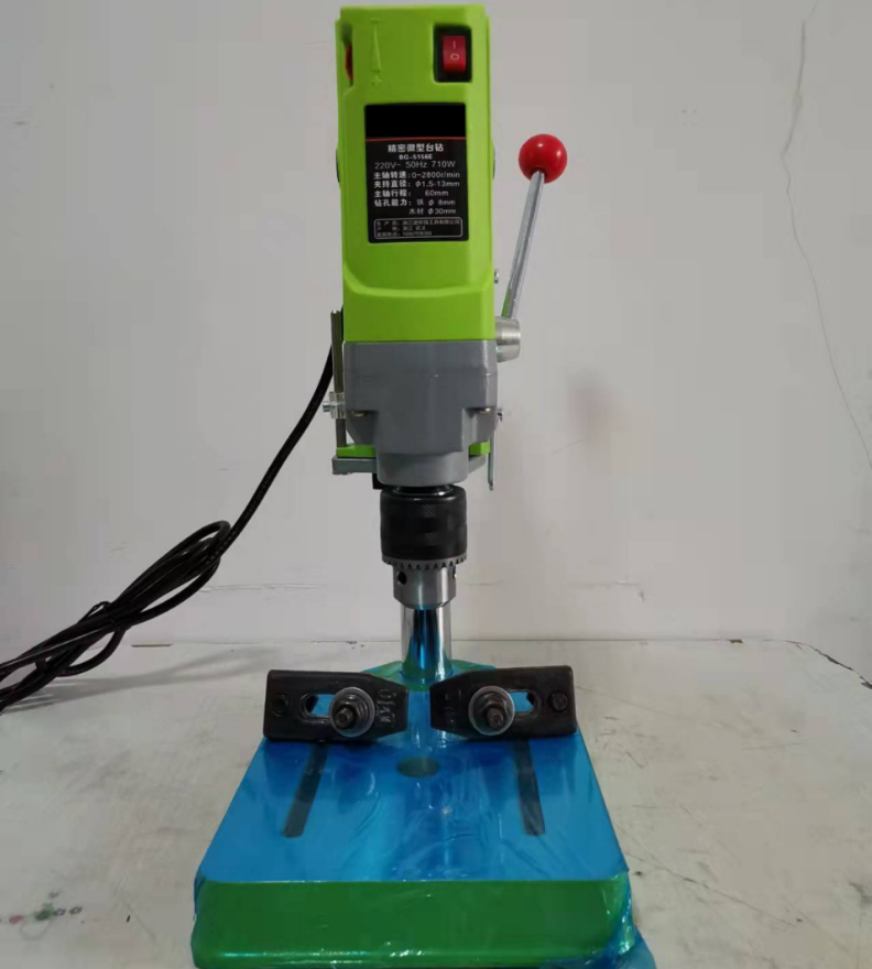 手镯开孔机器玉石翡翠和田玉掏孔机戒指扳指环钻孔吸孔铣孔小台钻 710