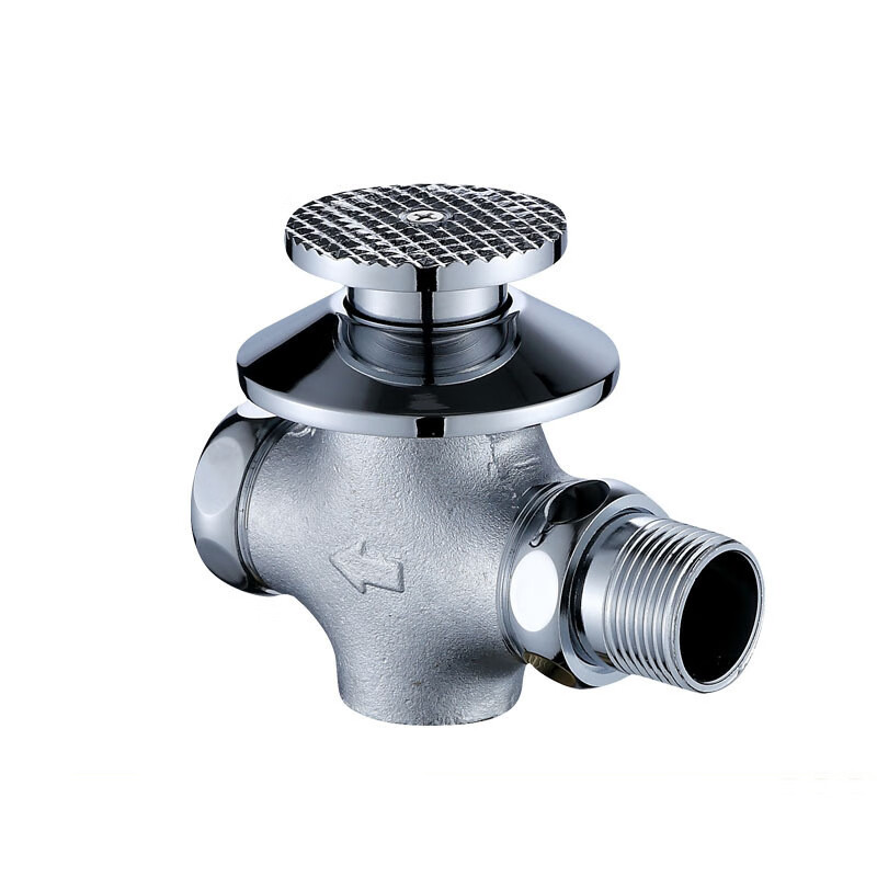 狼之吻厕所脚踏冲水阀蹲便器脚踩式冲洗阀卫生间公共大便延时阀门批发