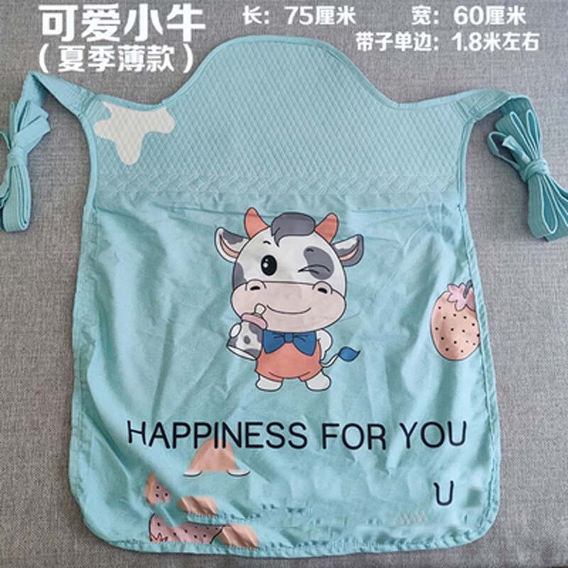 凯蕊士（Kairuishi）云南贵州传统老式宝娃婴儿童的背巾衫背被小孩子背带前抱后背扇式 大号（薄款）可爱小牛