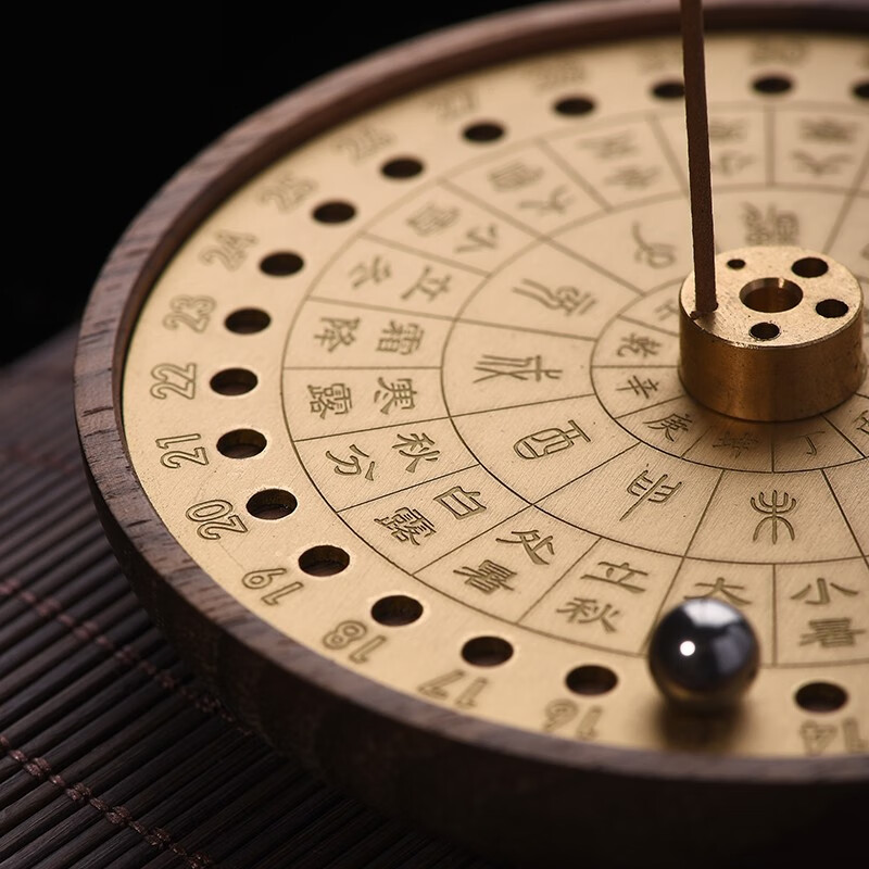 西泠文房 二十四节气香具安泰香器套装茶室书房香插熏香新中式创意摆件星洲水沉香线香文房四宝商务长辈送礼