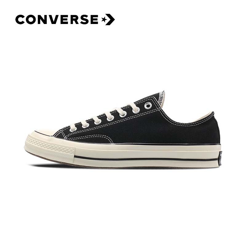 匡威（Converse）1970s三星标男鞋女鞋经典低帮情侣帆布鞋运动休闲板鞋学生鞋 162058C 经典低帮黑 37 /4.5