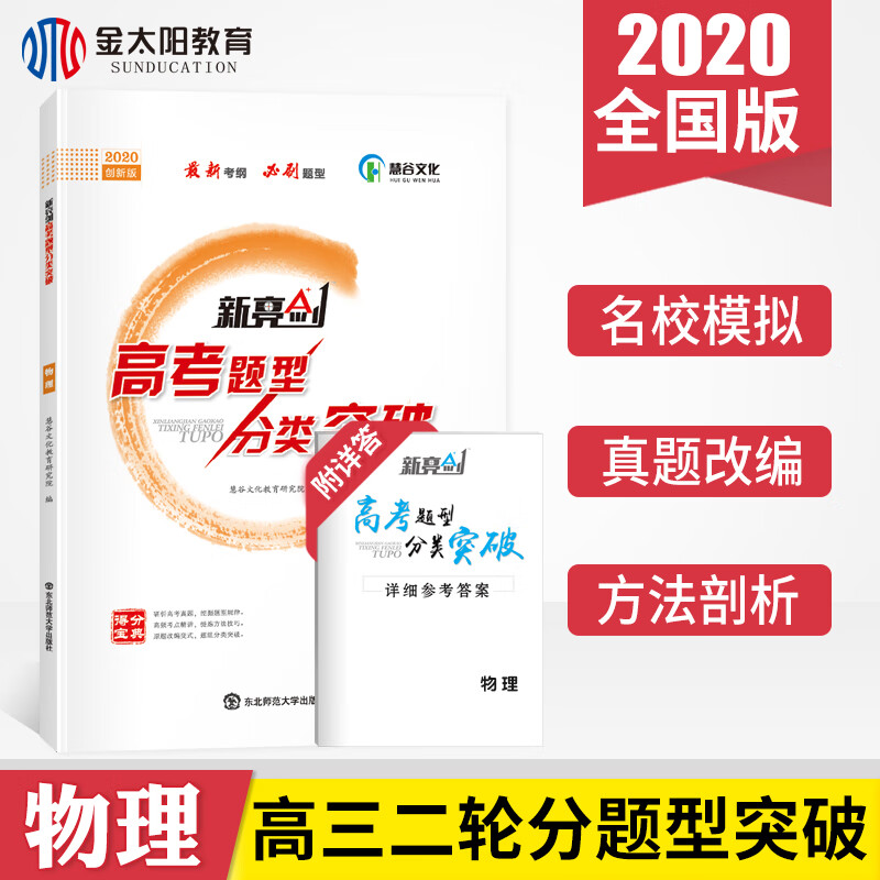 金太阳教育 2020新版新亮剑高考题型分类突破物理 全国卷高考二轮总复习资料用书 高三高中理综冲刺