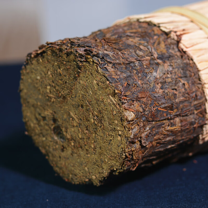 岩亥正宗黑茶湖南安化黑茶百两茶小千两茶3625g百两花卷安化黑茶