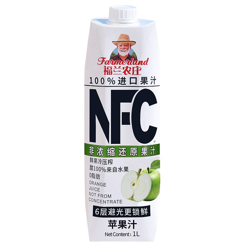 欧洲进口原材料制作福兰农庄NFC苹果汁价格走势