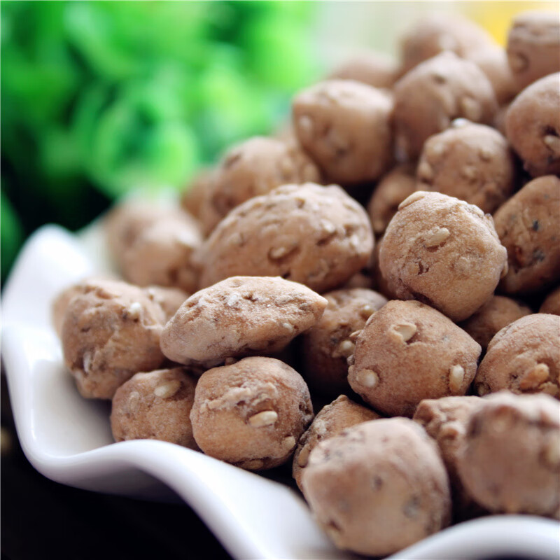 虎钢馋山西运城特产 垣曲炒琪土炒馍脾墩棋子豆胃零食1000g散装面豆