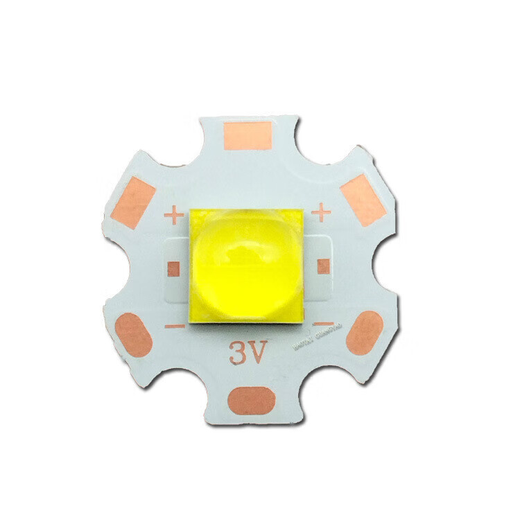7070灯珠36w白光仿creexhp70-2代亮灯珠3v6v12v铜 36w白光6000-8000k