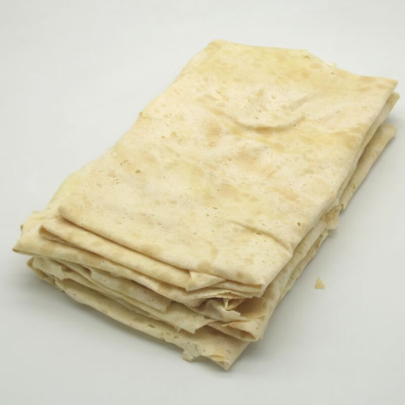 苏北特产徐州邳州手工煎饼纯小麦细面白面大铁鏊煎饼现烙约480克