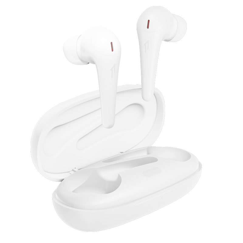 万魔(1MORE)舒适豆主动降噪版 ComfoBuds Pro真无线蓝牙耳机入耳式 TWS 通话运动防水 ES901 云母白