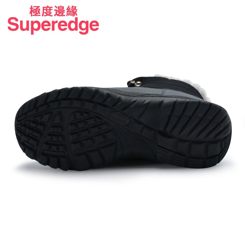 TNTN哈尔滨雪乡保暖防寒东北羊毛加绒防水男女3M新雪丽雪地靴棉鞋子 爵士黑 41 偏小请买大1码