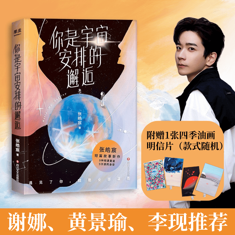 现货 你是宇宙安排的邂逅 张皓宸短篇故事新作 张皓宸绘制全书插画 青春文学 果麦图书
