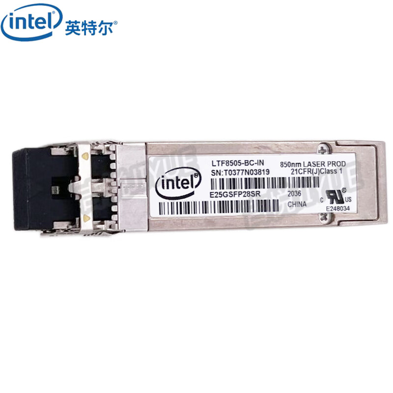 英特尔（Intel）网卡光纤模块E25GSFP28SR 25G模块 E40GQSFPSR 40G多模 E25GSFP28