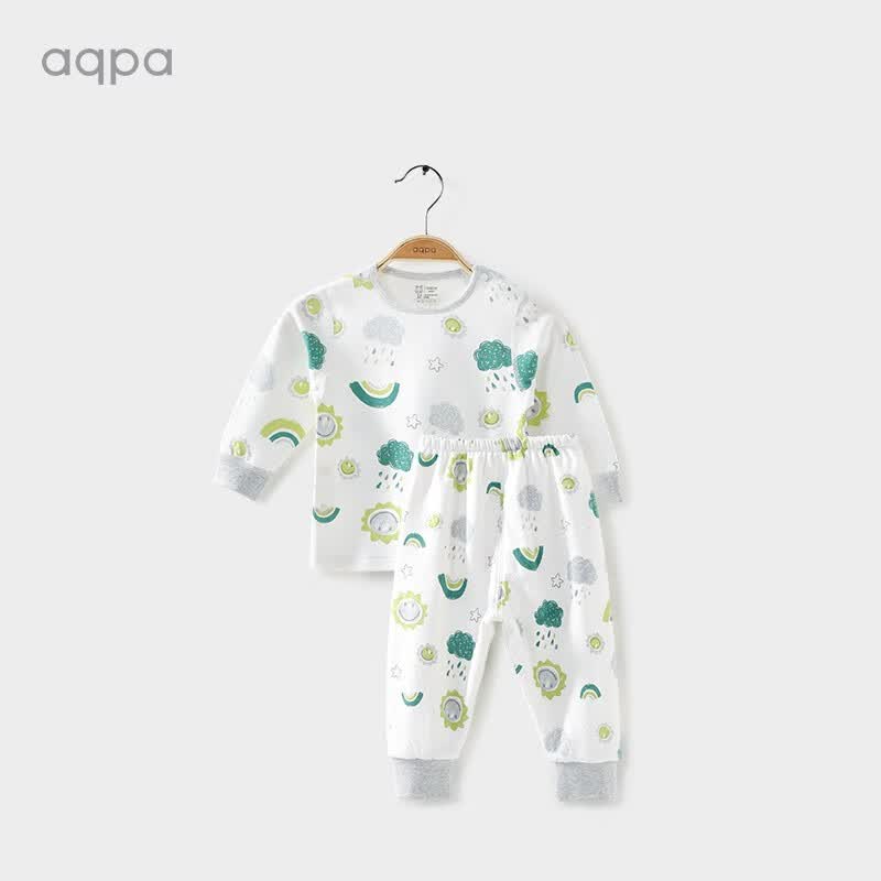 aqpa婴儿内衣套装纯棉衣服秋冬男女宝宝儿童秋衣秋裤 小太阳 90 属于什么档次？