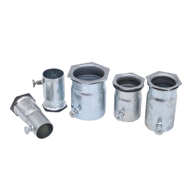 何健弓镀锌套筒接头4寸钢管套管 电缆穿线预埋直接sc100免焊钢管连接