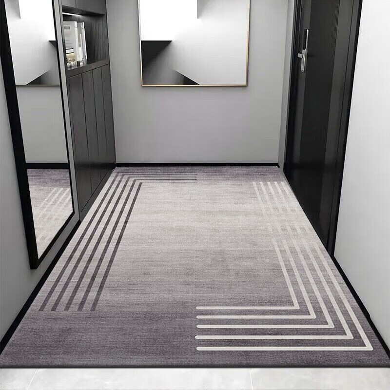 垫吸水进门垫子家用地垫门垫 高档条纹 80*120cm【大部分入户门尺寸】