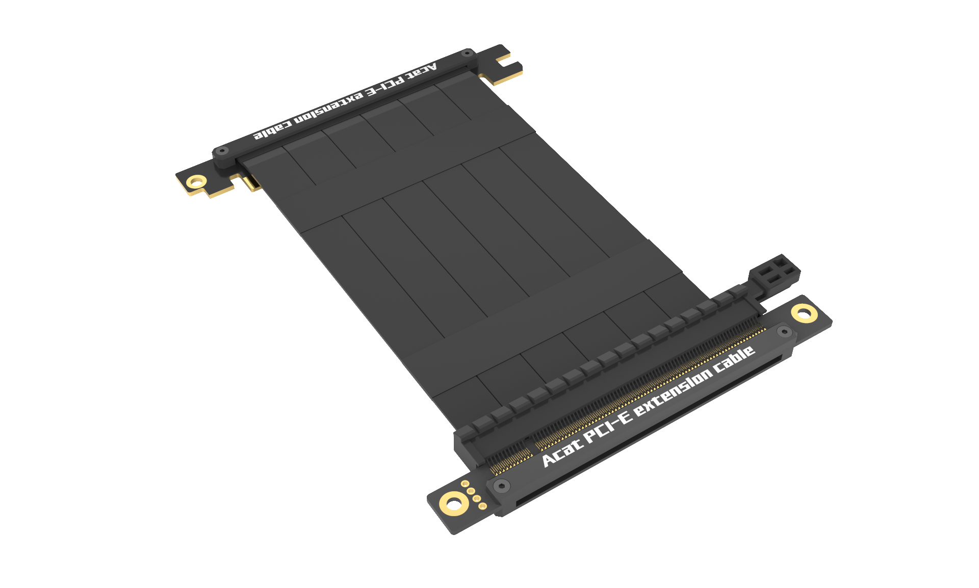 acat显卡延长线 pci-e x16 垂直竖立放机箱pcie 16x 全速稳定 abox