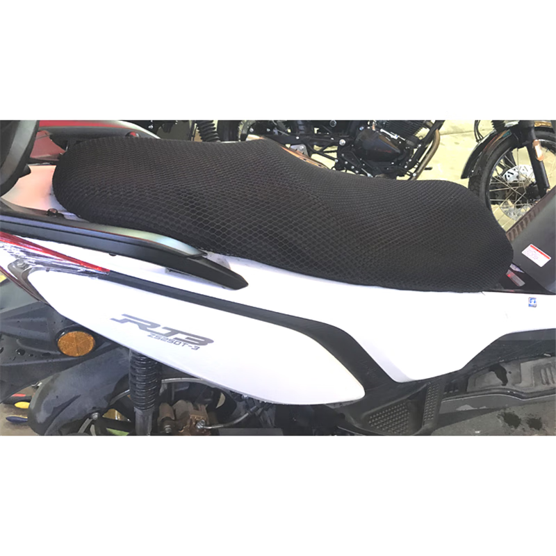 夏天启源适用赛科龙睿途rt3畅享版摩托车坐垫套蜂窝3d防晒网透气隔热