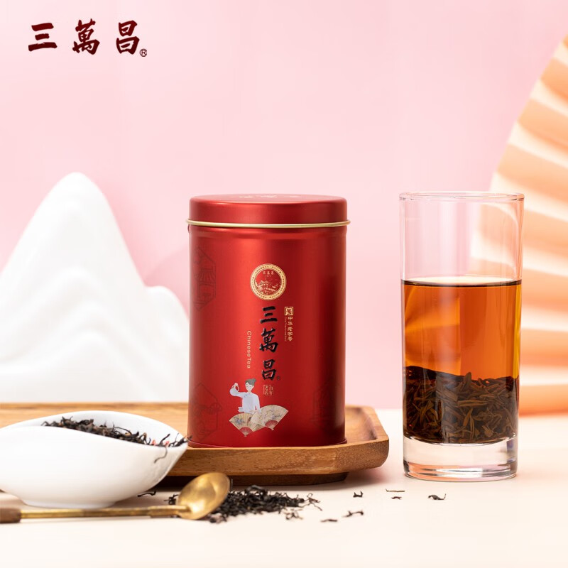 三万昌 碧螺红茶特级茶叶碧螺工夫红茶散装新茶碧螺春早茶罐装50g